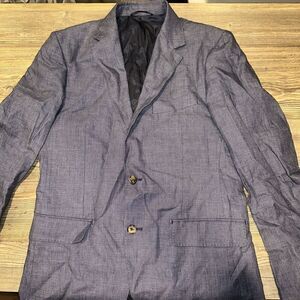 Rodd & Gunn Blazer Mens Small Sports Coat. Chambray Blue Jacket Linen. NWOT. P